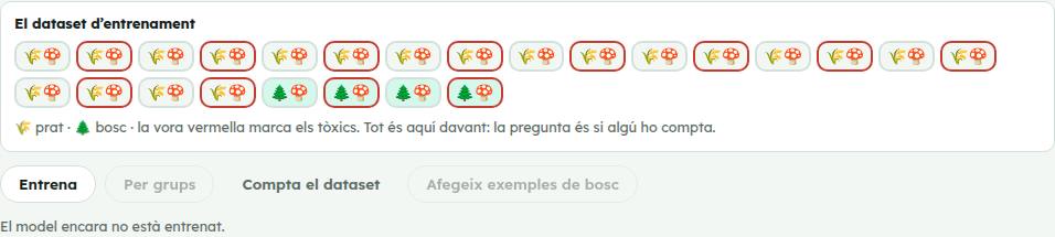 Classificar exemples i explorar les dades